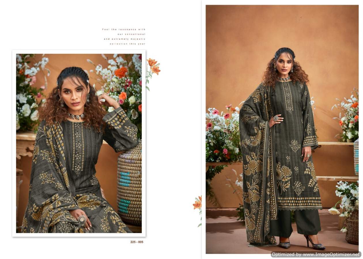 Zulfat Winter Beauty Pure Pashmina Designer Party Wear Dress Material